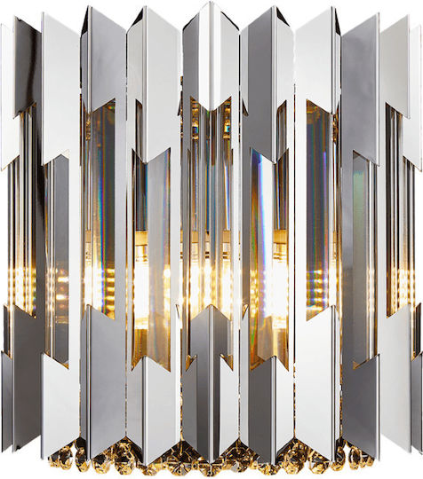 Eko Light Lumină De perete Argintiu 16.5cm