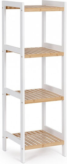 Bibliothek Brooklyn Natur/Weiß 34x33x110cm