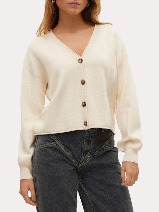 Vero Moda Μακριά Γυναικεία Πλεκτή Ζακέτα Birch