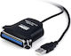 Nelbo Usb To 36-pin Parallel Adapter Cable