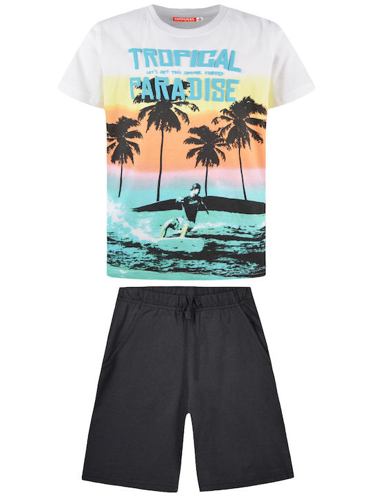 Energiers Kinder Set mit Shorts Sommer 2Stück C...