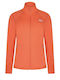 Damen Sweatshirtjacke Orange