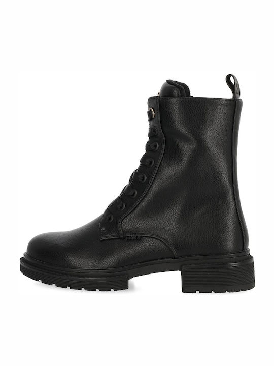 Mexx Leder Damenstiefel Schwarz