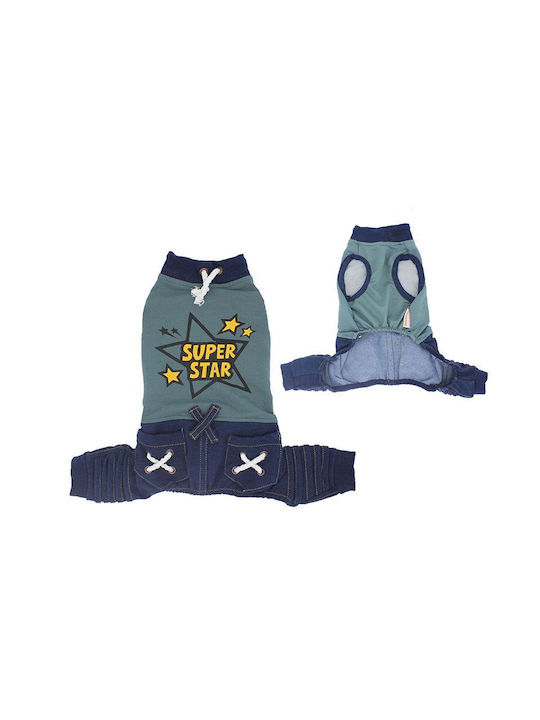 Hanorac pentru câini Glee Denim Pan Albastru 33 cm L