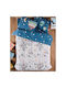 Kentia Titus Set Kids Duvet Cover Single with Pillowcase Cotton Blue 165x245cm