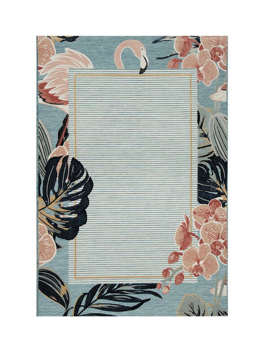 Newplan Garden 65240c Rug Rectangular Summer Wicker Multicolour