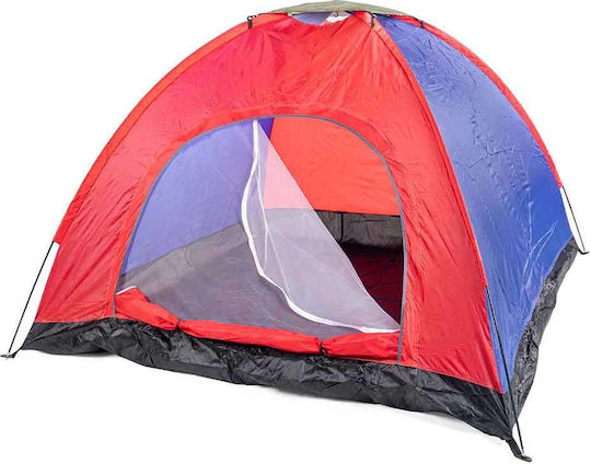 Muhler Σκηνή Camping Igloo Κόκκινη για 2 Άτομα 130εκ.