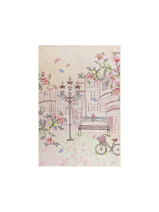 Beauty Home Cool Art 9527 Παιδικό Χαλί Βαμβακερό Μπεζ 120x180cm