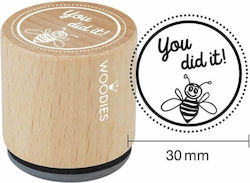 Wooden Stamp You Did It