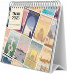 Deluxe 2025 Travel Desk Calendar