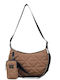 FRNC Damen Tasche Schulter Braun