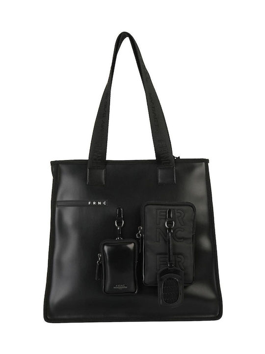 FRNC Damen Tasche Schulter Schwarz