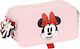 Safta 812312710 Minnie Mouse Me Time Κασετίνα Ύφασμα Ροζ