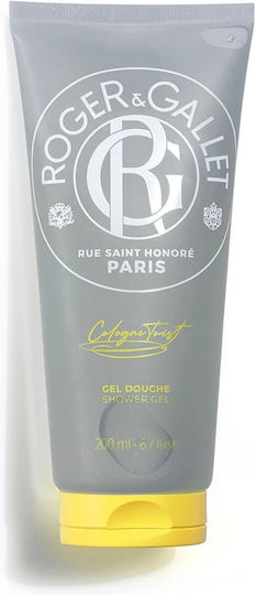 Roger & Gallet Cologne Twist Douche Αφρόλουτρο σε Gel με Aloe Vera & Άρωμα Εσπεριδοειδή 200ml