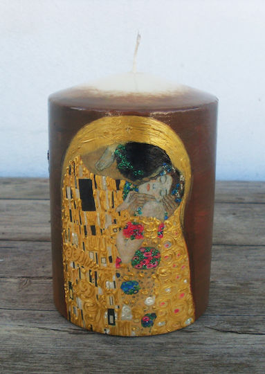 Artifact Κερί Κύλινδρος Φιλι Του Κlimt 10 X 15 Cm