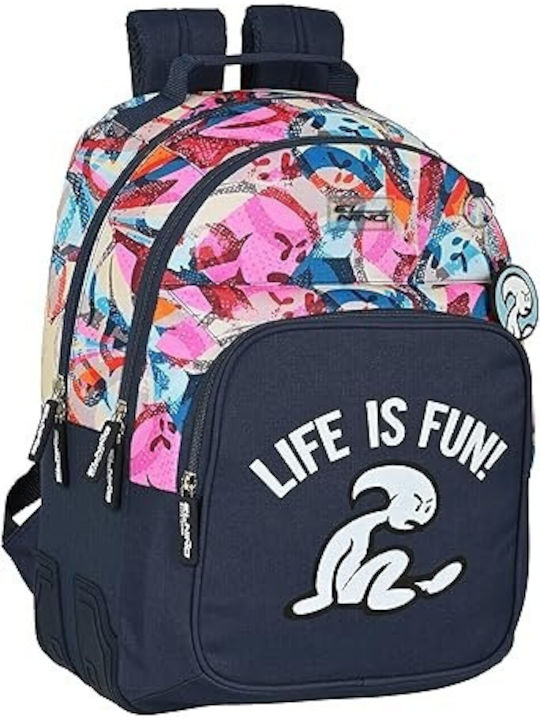 Safta 612207773 Life Is Fun School Backpack Fab...