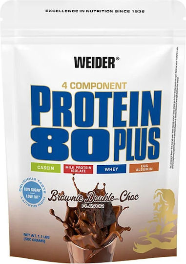Weider Protein 80 Plus with Flavor Brownie Double Choc 500gr