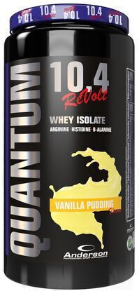 Anderson Quantum 10.4 Revolt Whey Isolate Πρωτεΐνη Ορού Γάλακτος με Γεύση Vanilla Pudding 800gr