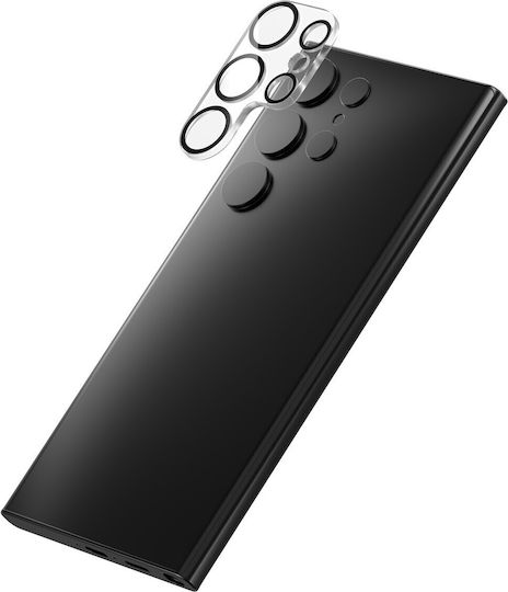 Lens Shield Full Camera Protection Tempered Glass Black for the Samsung Galaxy S23 Ultra