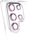 Lens Shield Full Camera Protection Tempered Glass Purple for the Samsung Galaxy S23 Ultra