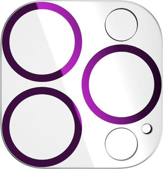 Lens Shield Full Camera Protection Tempered Glass Purple for the Samsung Galaxy S23 Ultra