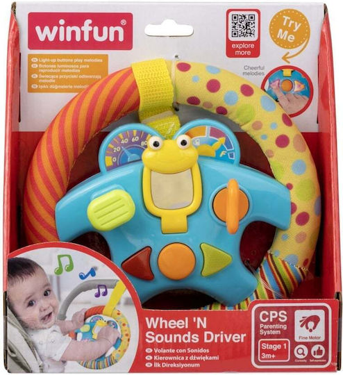 Winfun Steering Wheel made of Fabric with Music for 3++ Months