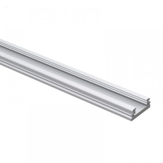 DIL External Aluminum Profile for LED Strip 100x2.2x0.8cm