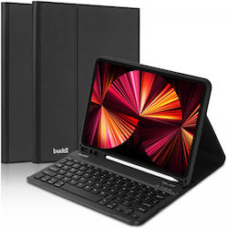 Buddi Zuna Flip Cover Σιλικόνης με Πληκτρολόγιο (iPad Air 11" 2024/2025/2026) Μαύρη Buddi Zuna Flip Cover Σιλικόνης με Πληκτρολόγιο (iPad Air 11" 2024/2025/2026) Μαύρη