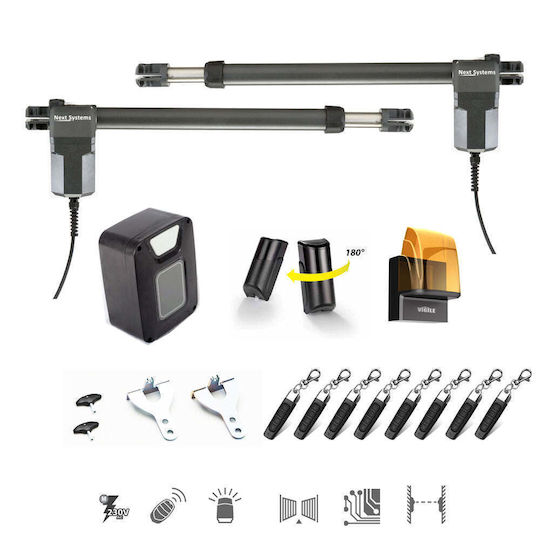 GRsistemi Garage Door Motor Set for Counterweight Door up to 250kg Right Arm Direction