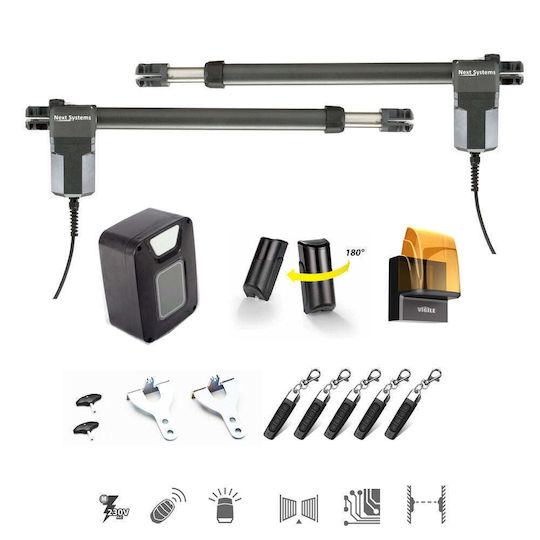 GRsistemi Garage Door Motor Set for Counterweight Door Up to 250kg Right Arm Direction