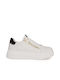 Seven Γυναικεία Sneakers White / Black