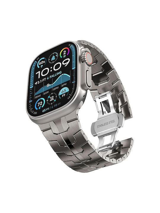 Orso Armband Rostfreier Stahl Gray (Apple Watch 44/45/46mm/Ultra 49mm)