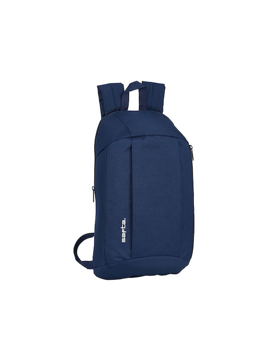 Safta Stoff Rucksack Blau