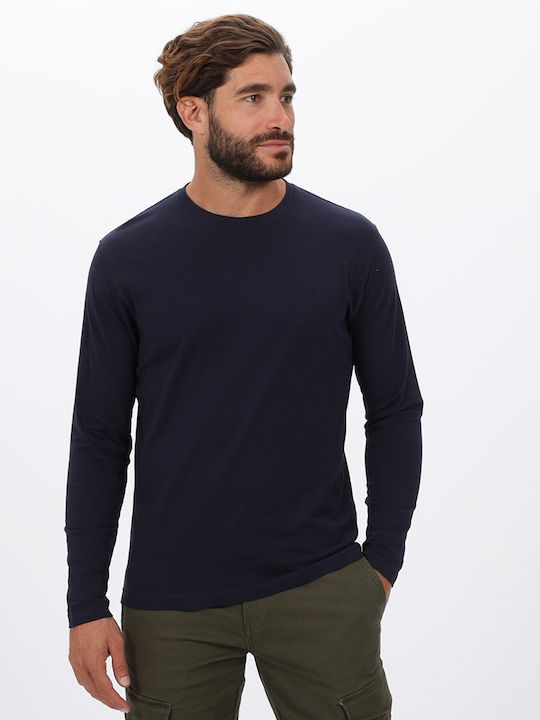 Van Hipster Blouse Navy Blue