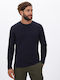Long Sleeve Blouse Navy Blue