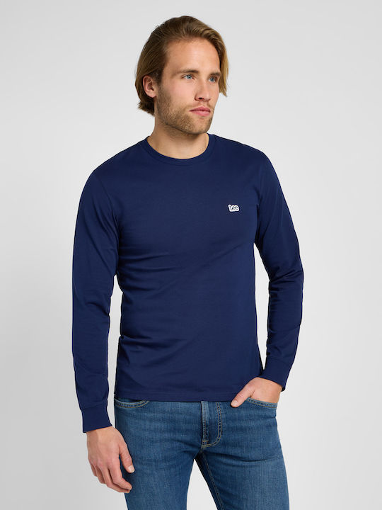 Lee Patch Logo T-shirt Navy Μπλε