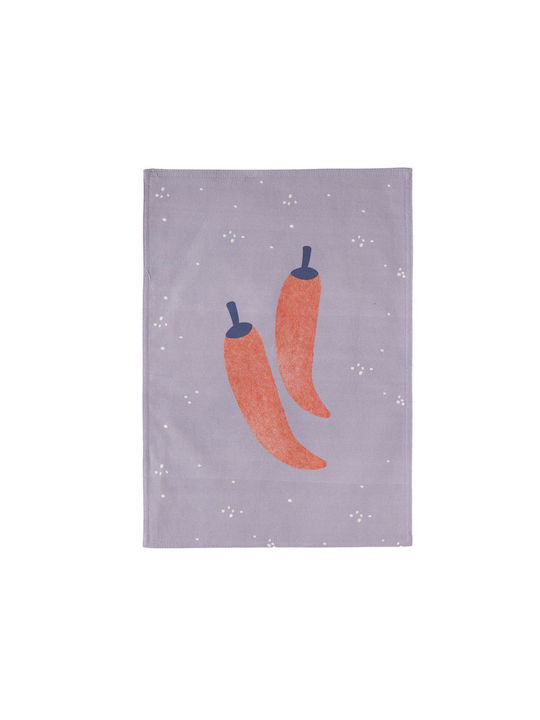 Nef-Nef Homeware Velours Peppers Grey Geschirrtuch aus 100% Baumwolle in Gray Farbe 40x60cm