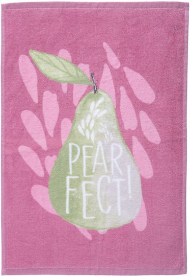 Nef-Nef Homeware Велурен Pearfect Mauve Чаена кърпа от 100% Памук в Лилав Цвят 40x60см