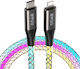 BWOO USB-C to Lightning Cable 27W Πολύχρωμο 2m