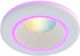 Calex Smart Halo Led Spot 10cm Rgb Warm Light 6.5w 340 Lm Ip20 Class G White