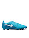 Nike Phantom GX 2 Academy Football Shoes with Cleats Blue