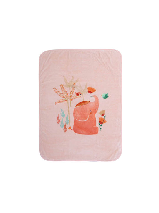 Nef-Nef Homeware Blanket Nursery Swaddling Blankets Indonesia Velvet Orange Indonesia 75x100cm
