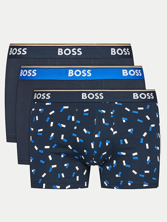 Boss Power Design Men's Boxers Dark Blue 3Pack