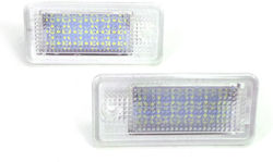 Audi 2x Led License Plate Lights Canbus 2x 250lm