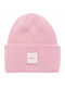 Beanie Frauen Beanie Gestrickt in Rosa Farbe