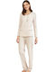 Harmony Set Pijamale pentru Femei Sand