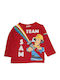 Kids Long-sleeved Red Fireman Sam Top
