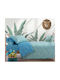 Nef-Nef Homeware Jungle Set Kids Duvet Cover Single with Pillowcase Cotton Jungle 160x240cm