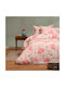Melinen Sheet Set Single with Elastic Band Cotton Ecru 170x260cm 3pcs