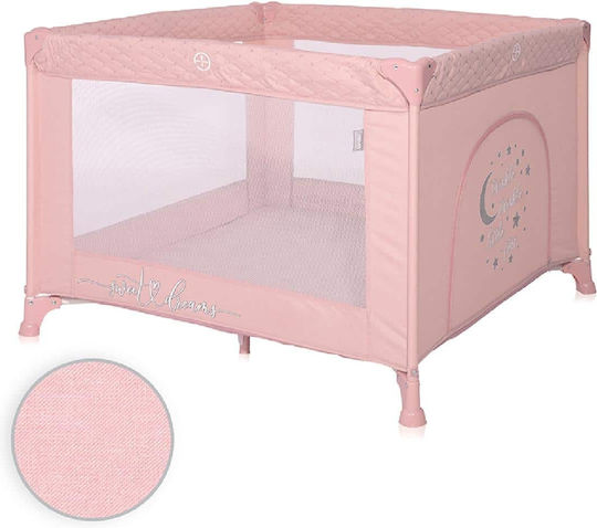 Lorelli Sunny Parc cu Saltea Mellow Rose Star 100x100cm